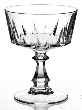 Set Of 4 Vintage Champagne Coupe Glasses